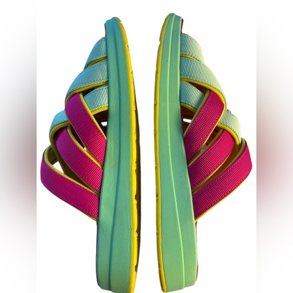 Malibu Sandals Zuma LX Woven Slide Arch Support Cushioned Size 10 - Picture 6 of 9